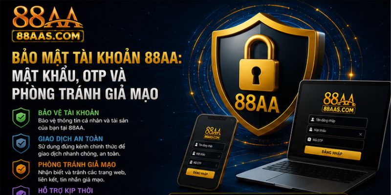bảo mật tài khoản 88aa