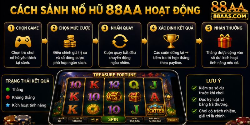 Cách sảnh nổ hũ 88aa hoạt động