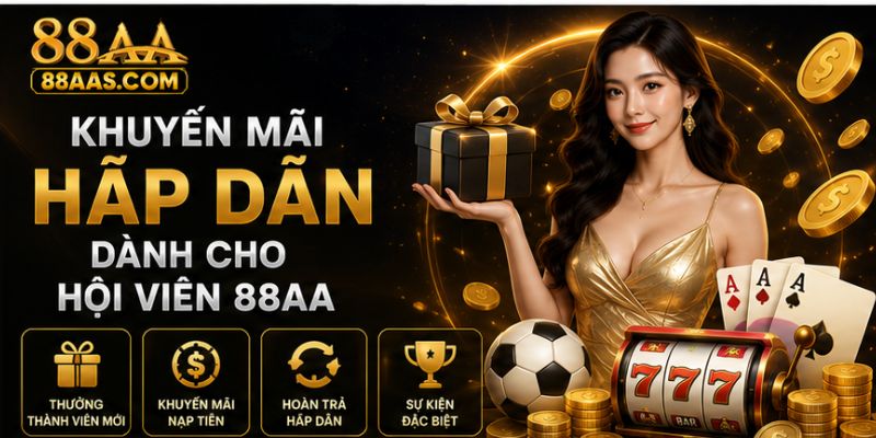 Khuyến mãi hấp dẫn dành cho thành viên 88AA